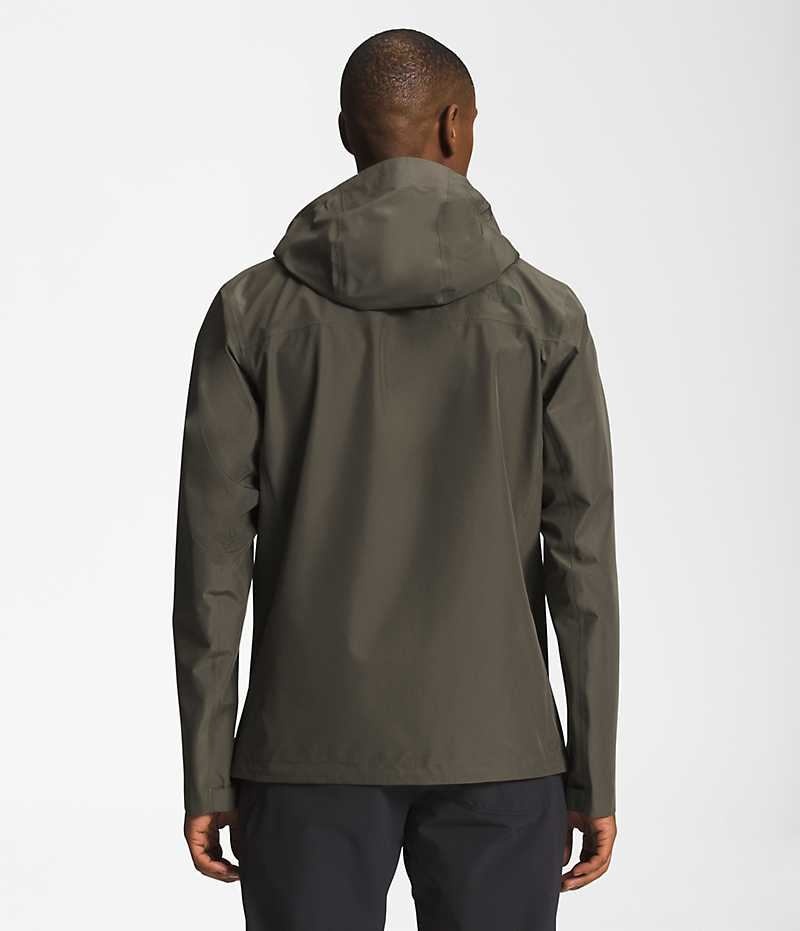 Olive The North Face Dryzzle FUTURELIGHT™ Men's Rain Jacket | MALAYSIA COUTVW