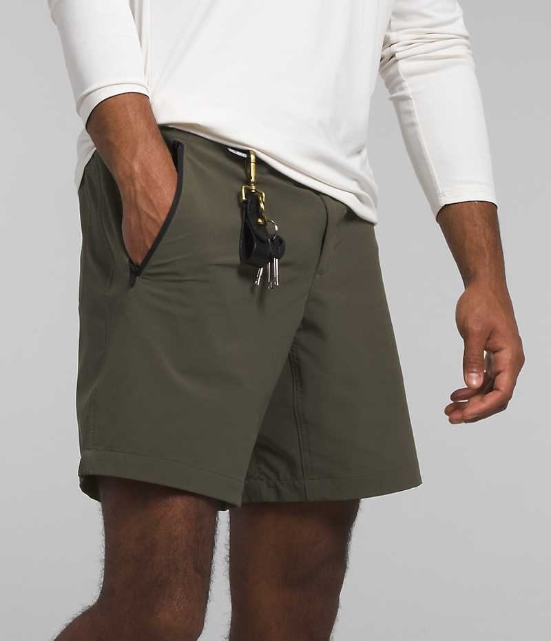 Olive The North Face Paramount Pro Men's Shorts | MALAYSIA TKGUXM