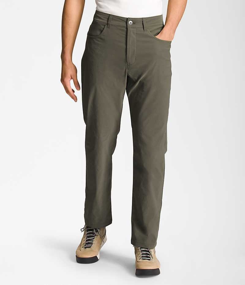 Olive The North Face Sprag 5-Pocket Men\'s Pants | MALAYSIA EABCUH