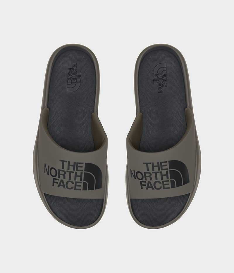 Olive The North Face Triarch Men's Slides | MALAYSIA UZAFBE