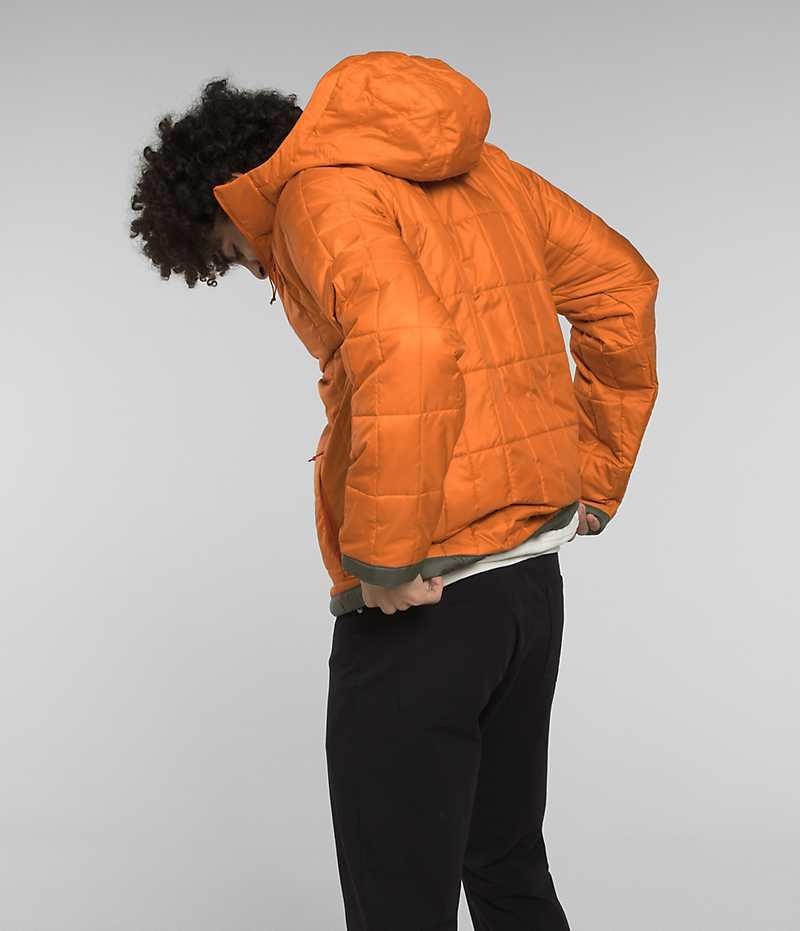 Orange The North Face Circaloft ¼-Zip Pullover Men's Puffer Jacket | MALAYSIA RGXVZL