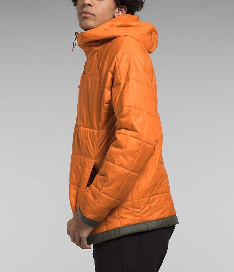 Orange The North Face Circaloft ¼-Zip Pullover Men's Puffer Jacket | MALAYSIA RGXVZL