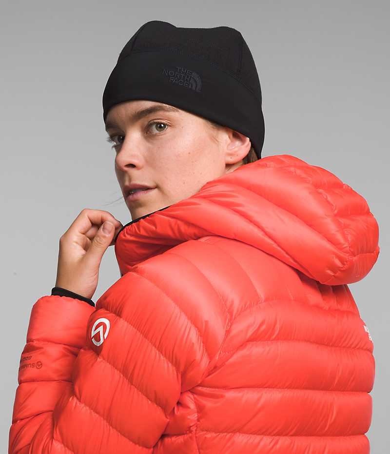 Orange The North Face Summit Series Breithorn Hoodie Women's Puffer Jacket | MALAYSIA ICQWGP