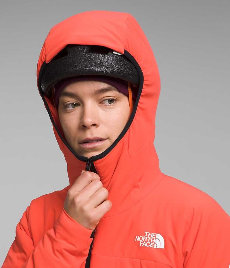 Orange The North Face Summit Series Casaval Hoodie Women's Hybrid Jacket | MALAYSIA ZRYOPG