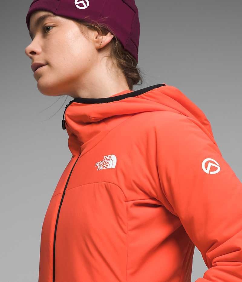 Orange The North Face Summit Series Casaval Hoodie Women's Hybrid Jacket | MALAYSIA ZRYOPG