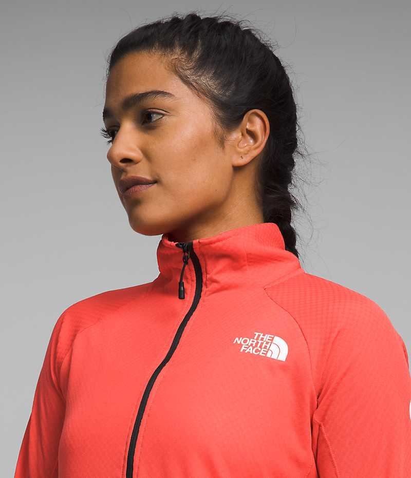 Orange The North Face Summit Series FUTUREFLEECE™ LT ½-Zip Women's Sweatshirt | MALAYSIA HOCIYF