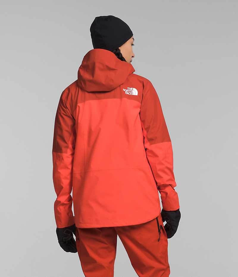 Orange The North Face Summit Series Pumori GTX Pro Women's Insulated Jacket | MALAYSIA MQTRSU