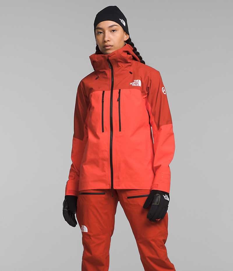 Orange The North Face Summit Series Pumori GTX Pro Women\'s Insulated Jacket | MALAYSIA MQTRSU