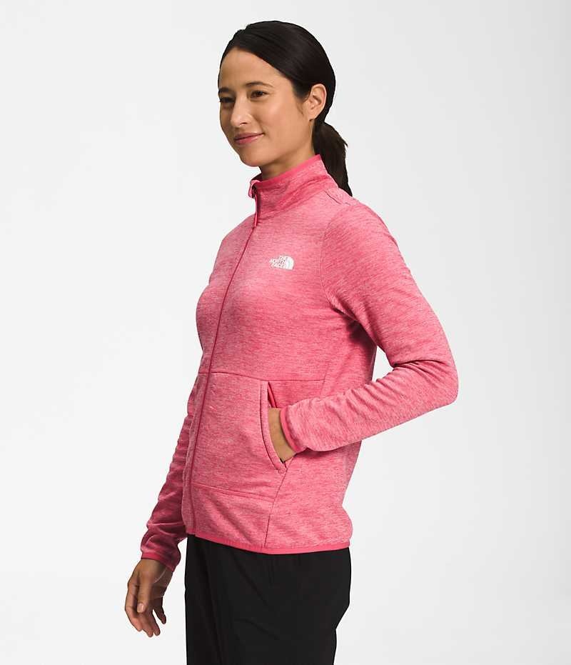 Pink The North Face Canyonlands Full-Zip Women's Fleece Jacket | MALAYSIA YBEFSC