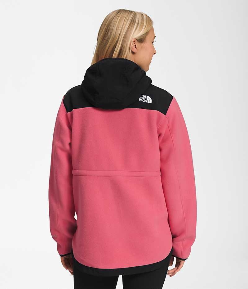 Pink The North Face Denali Hoodie Women's Fleece Jacket | MALAYSIA MDABEO