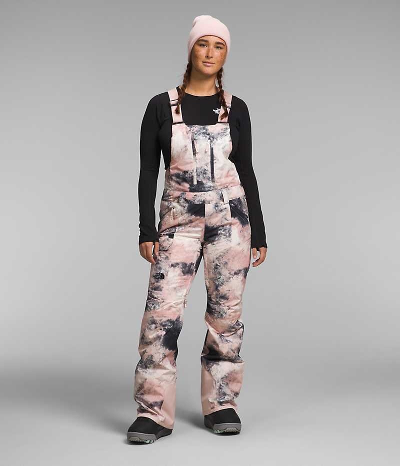 Pink The North Face Freedom Insulated Women\'s Bib Pants | MALAYSIA NUEYSW