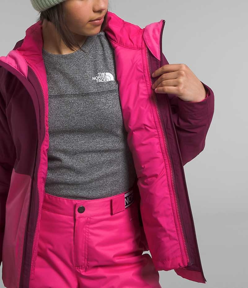 Pink The North Face Freedom Triclimate® Girls' Softshell Jacket | MALAYSIA PANWMC