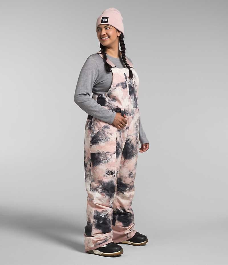 Pink The North Face Plus Freedom Insulated Women's Bib Pants | MALAYSIA ZDCWHG