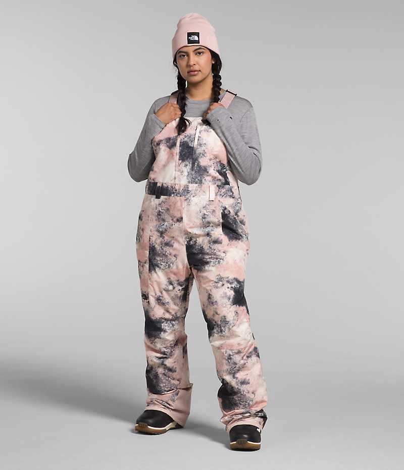 Pink The North Face Plus Freedom Insulated Women\'s Bib Pants | MALAYSIA ZDCWHG