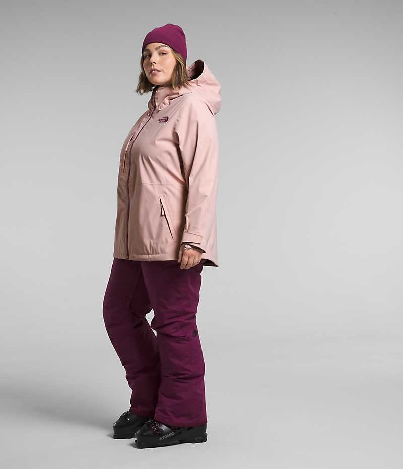 Pink The North Face Plus Freedom Stretch Women's Insulated Jacket | MALAYSIA OMSVYZ