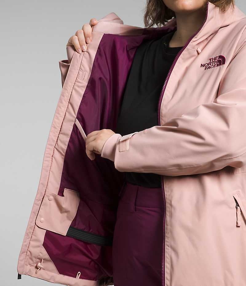 Pink The North Face Plus Freedom Stretch Women's Insulated Jacket | MALAYSIA OMSVYZ