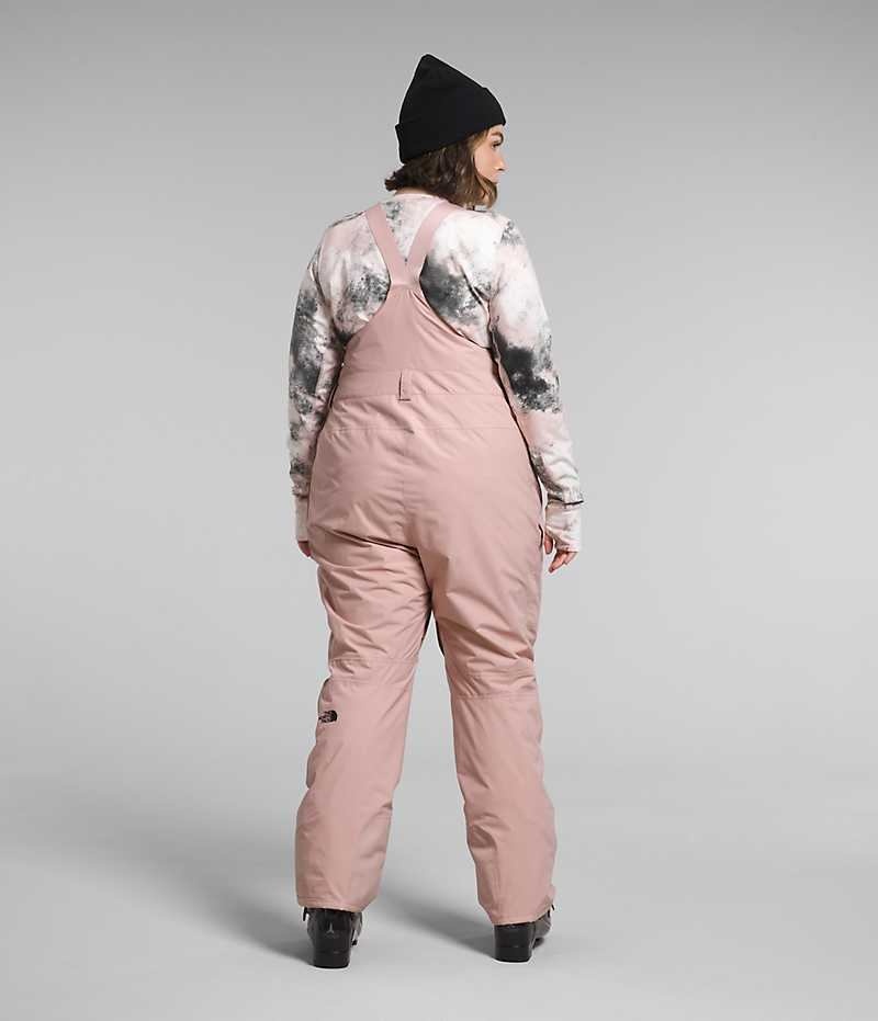 Pink The North Face Plus Freedom Women's Bib Pants | MALAYSIA VNYWCX