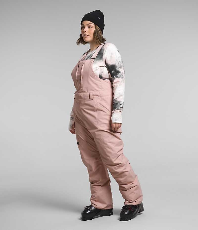 Pink The North Face Plus Freedom Women's Bib Pants | MALAYSIA VNYWCX