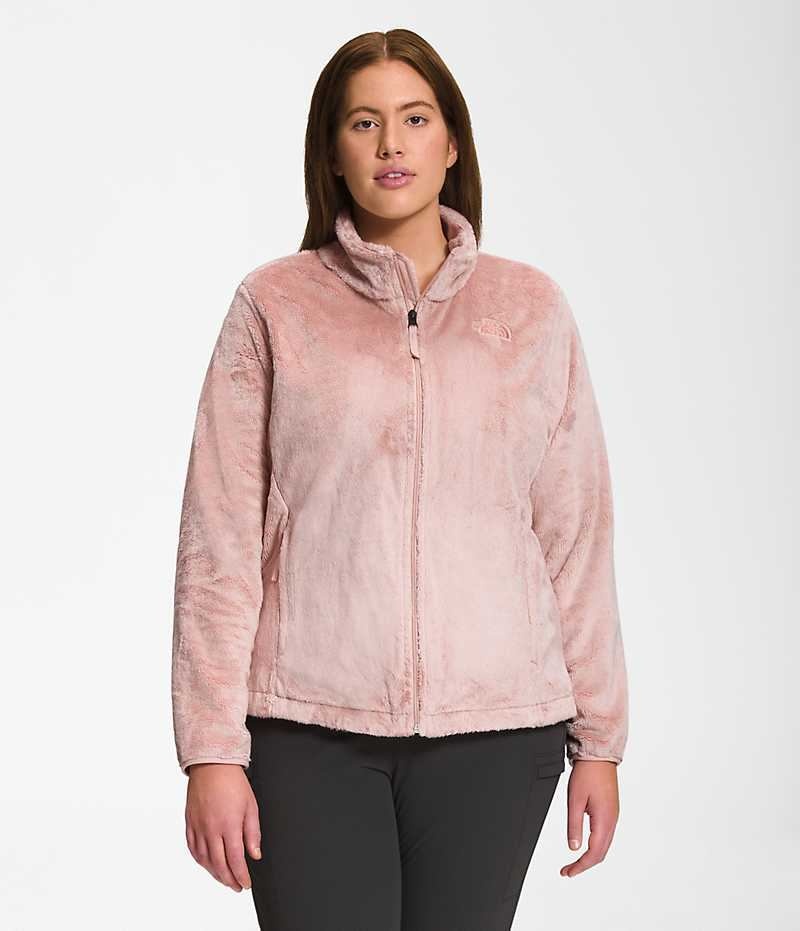 Pink The North Face Plus Osito Women\'s Fleece Jacket | MALAYSIA FCTWAP