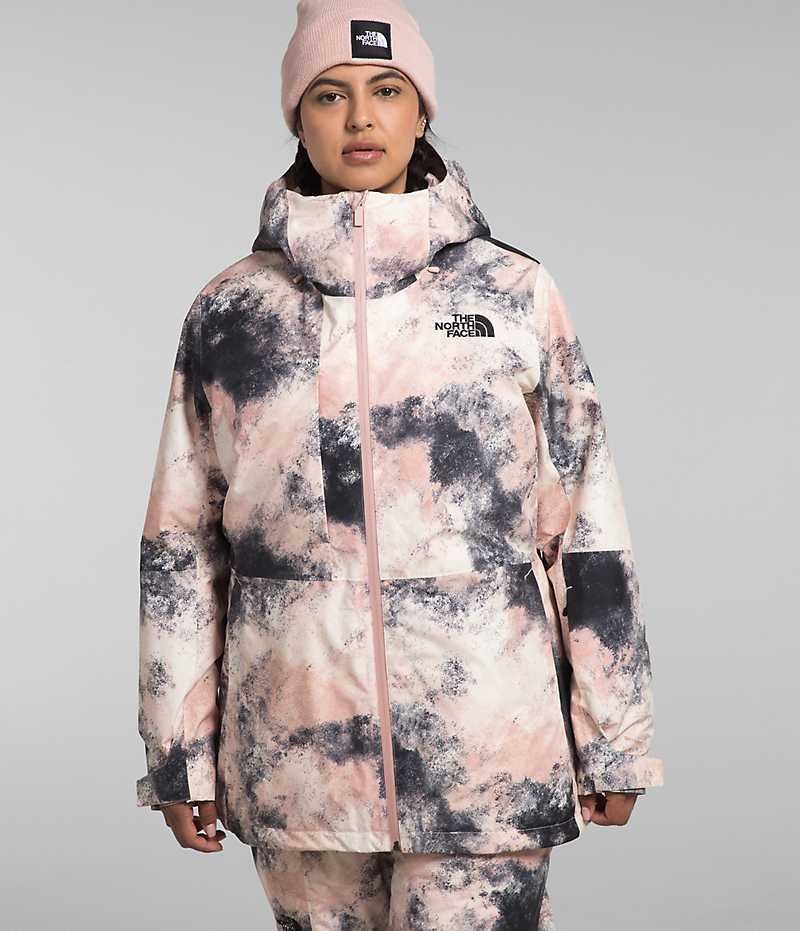 Pink The North Face Plus ThermoBall™ Eco Snow Triclimate® Women\'s Insulated Jacket | MALAYSIA XBRACT