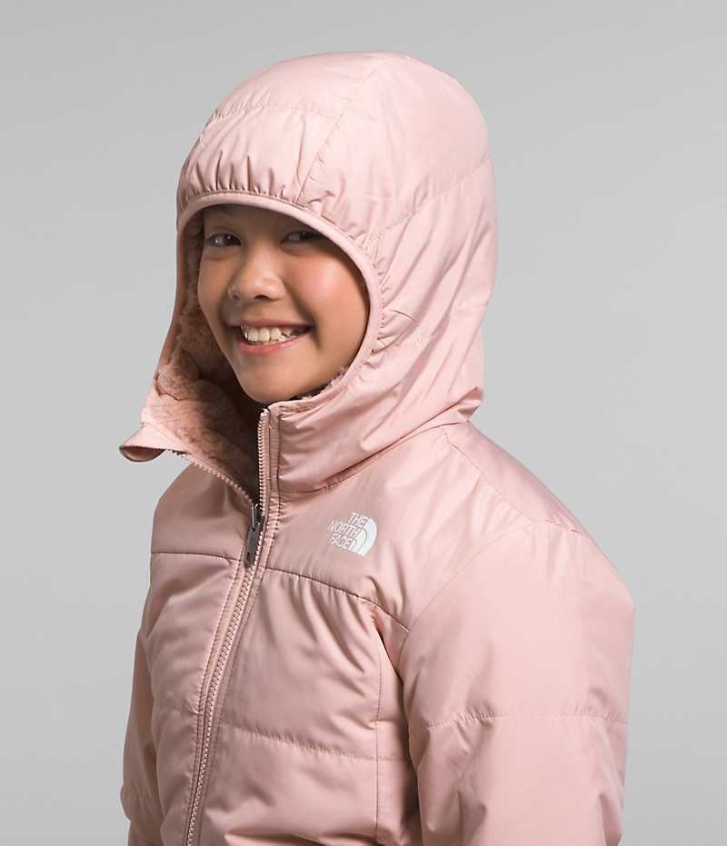 Pink The North Face Reversible Mossbud Girls' Coat | MALAYSIA WEBRHD