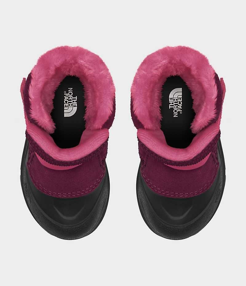 Pink / Black The North Face Alpenglow II Boys' Winter Boots | MALAYSIA TQRJMV