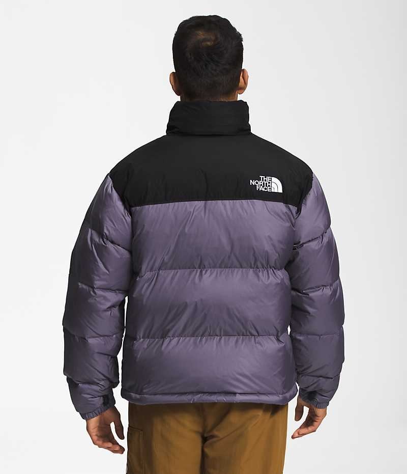 Purple / Black The North Face 1996 Retro Nuptse Men's Puffer Jacket | MALAYSIA RUPFQB