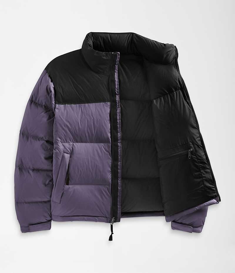 Purple / Black The North Face 1996 Retro Nuptse Men's Puffer Jacket | MALAYSIA RUPFQB