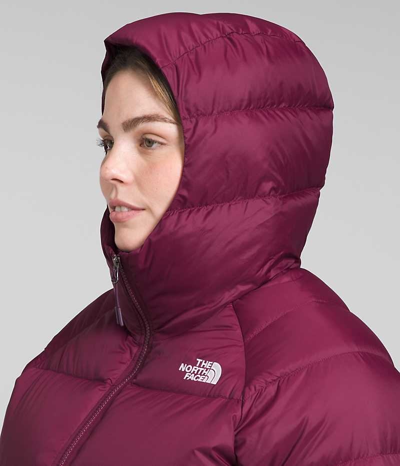 Red The North Face Plus Hydrenalite™ Hoodie Women's Puffer Jacket | MALAYSIA BVMXRL