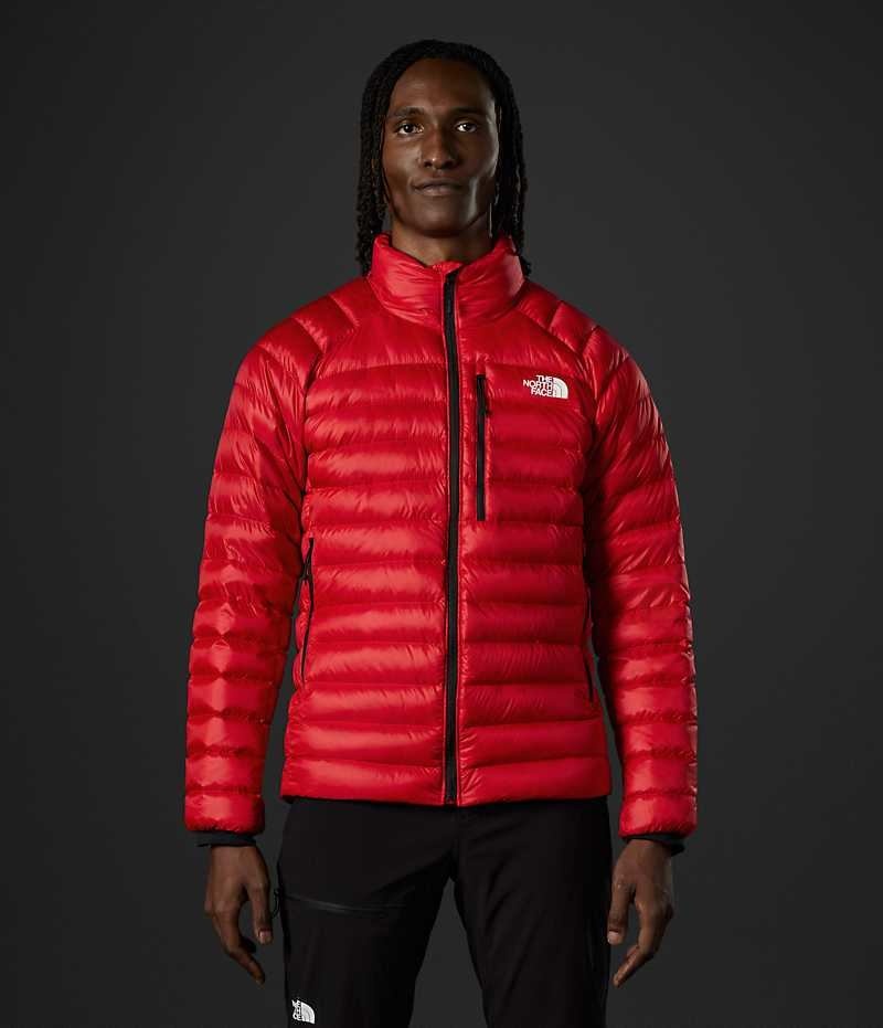 Red The North Face Summit Breithorn Men\'s Puffer Jacket | MALAYSIA SAMBHL