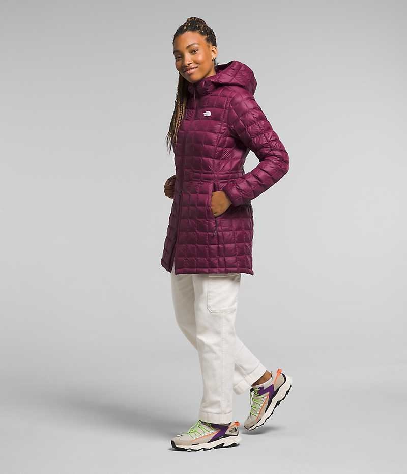 Red The North Face ThermoBall™ Eco Women's Coat | MALAYSIA UKZYWA