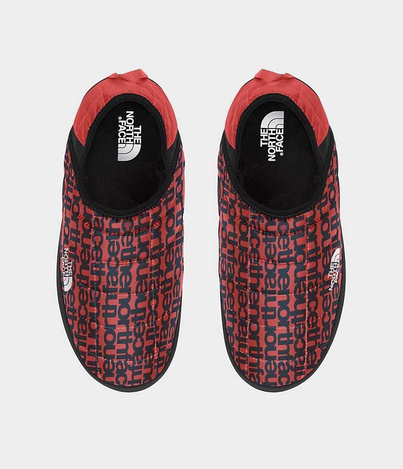 Red The North Face ThermoBall™ Traction V Women's Mules | MALAYSIA OJTPRB