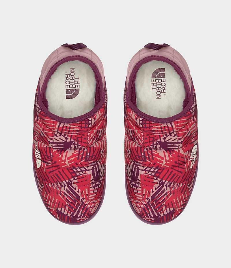 Red The North Face ThermoBall™ Traction V Women's Mules | MALAYSIA ORXYCA