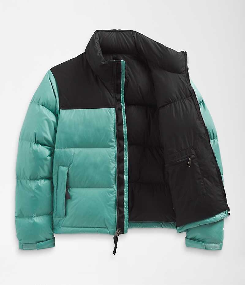 Turquoise The North Face 1996 Retro Nuptse Women's Puffer Jacket | MALAYSIA OFKQVZ