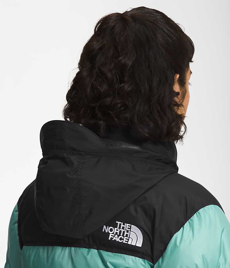 Turquoise The North Face 1996 Retro Nuptse Women's Puffer Jacket | MALAYSIA OFKQVZ