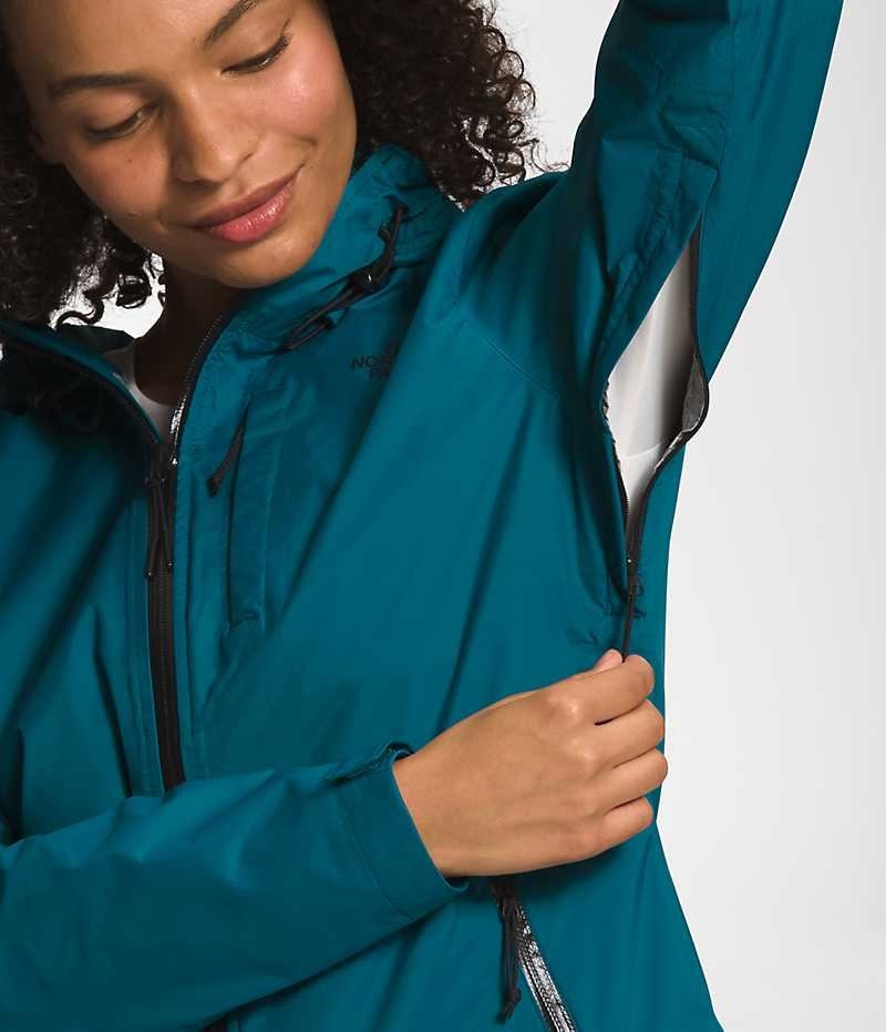 Turquoise The North Face Alta Vista Women's Rain Jacket | MALAYSIA SGQHBM