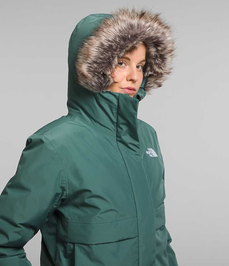 Turquoise The North Face Arctic Women's Bomber Jacket | MALAYSIA MIPFRU