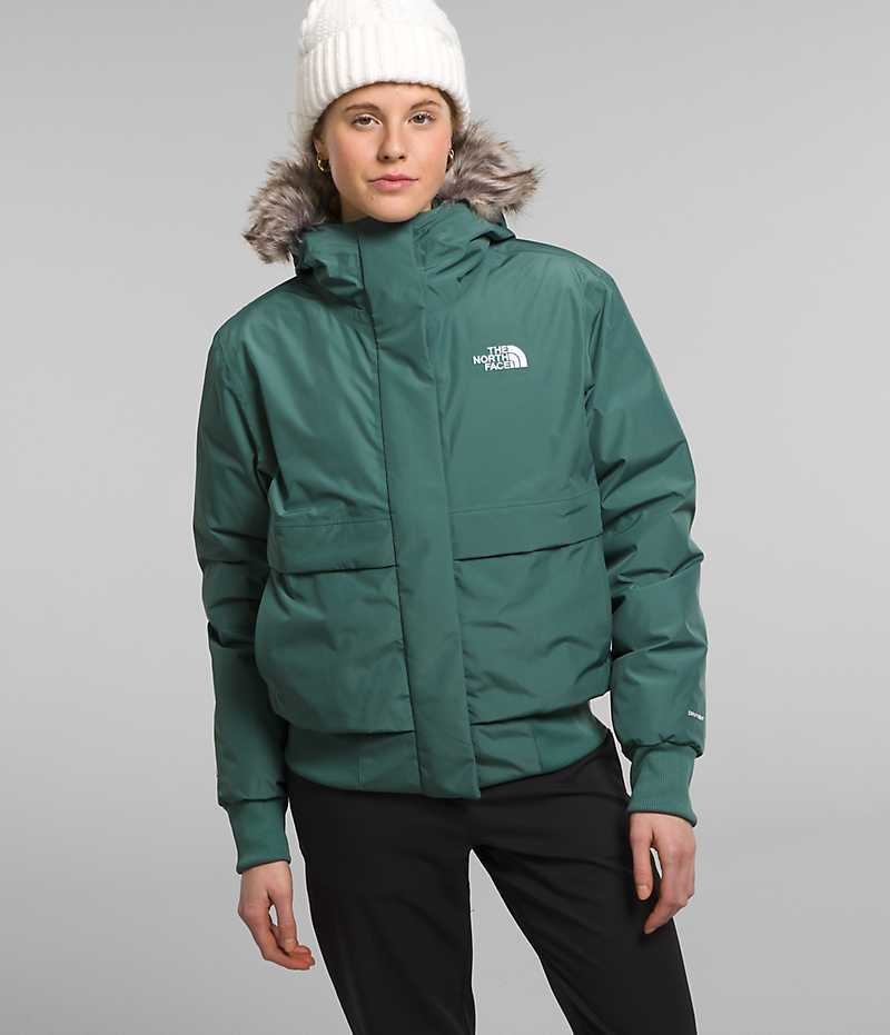 Turquoise The North Face Arctic Women\'s Bomber Jacket | MALAYSIA MIPFRU