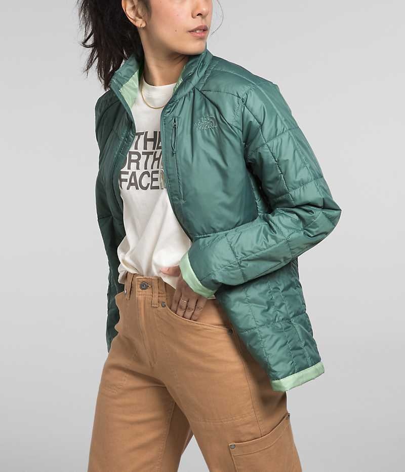 Turquoise The North Face Circaloft Women's Puffer Jacket | MALAYSIA GKNSPA