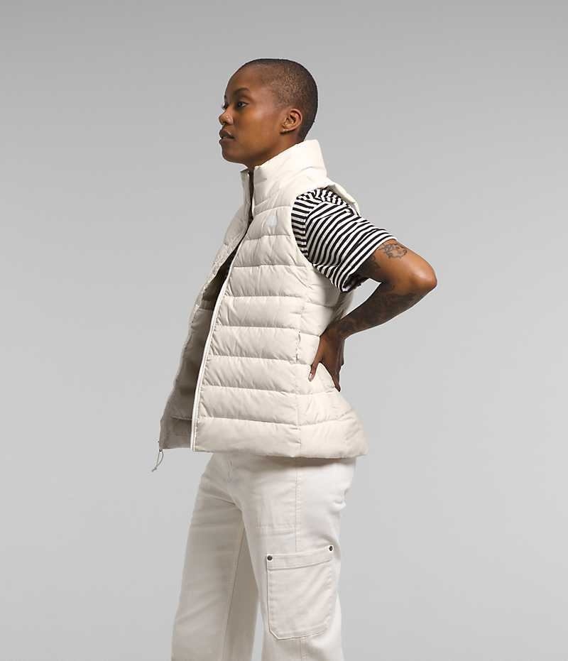 White The North Face Aconcagua 3 Women's Vest | MALAYSIA TNXPKA