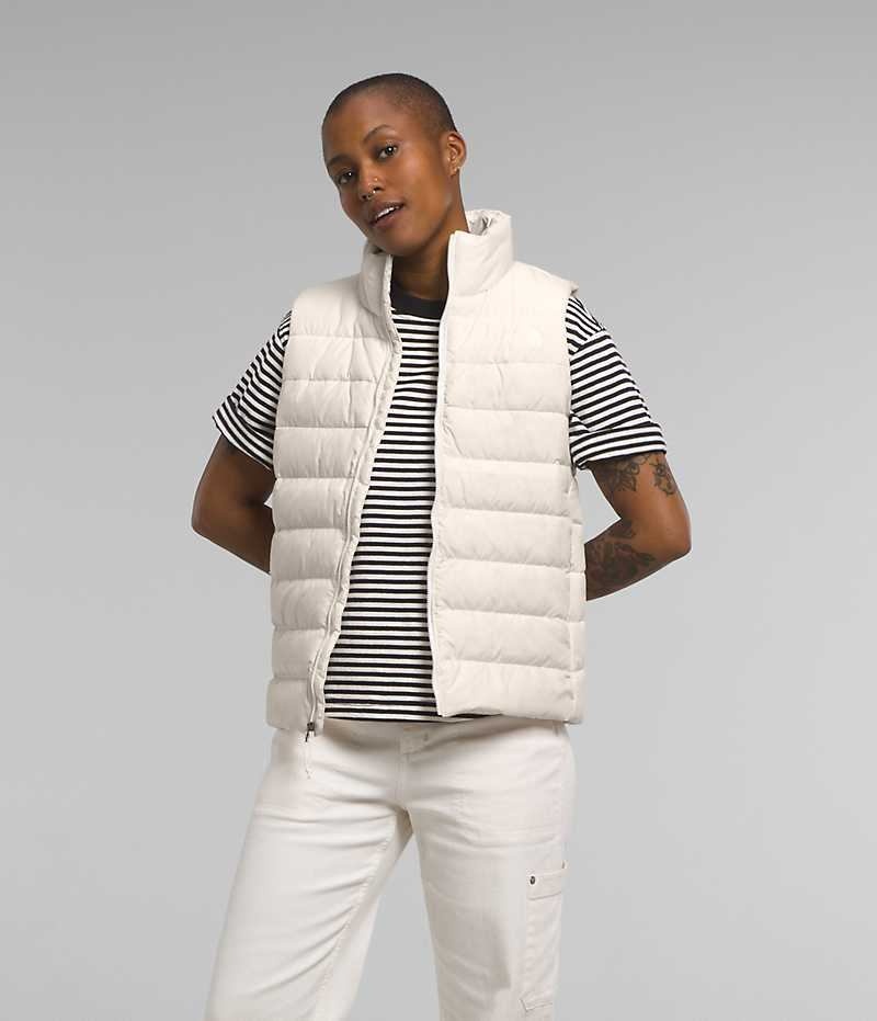 White The North Face Aconcagua 3 Women\'s Vest | MALAYSIA TNXPKA