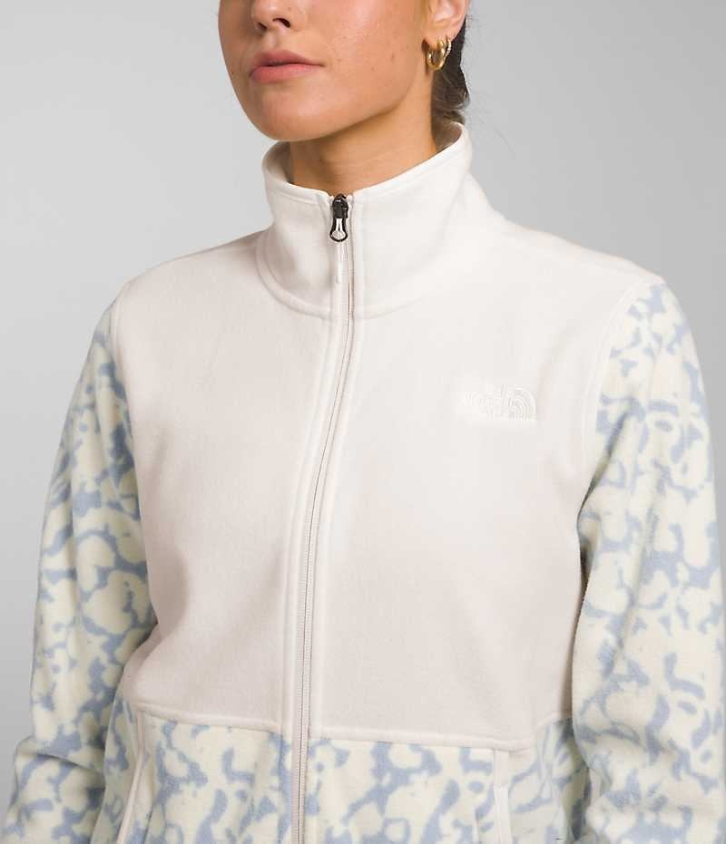 White The North Face Alpine Polartec® 100 Women's Fleece Jacket | MALAYSIA XTPDBZ