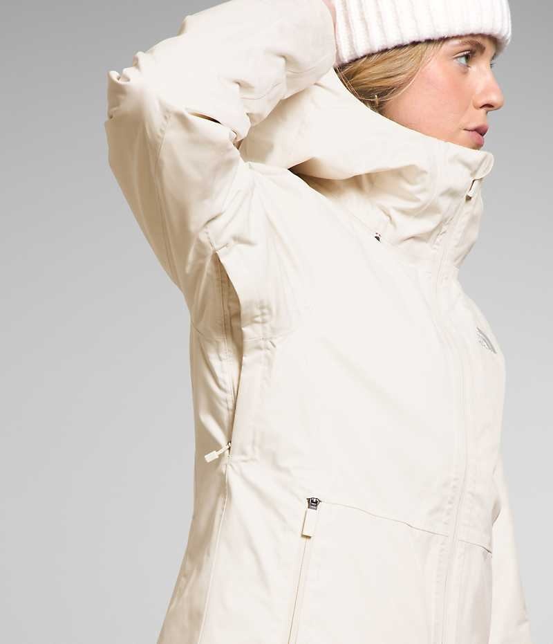 White The North Face Clementine Triclimate® Women's Insulated Jacket | MALAYSIA JGRTNB