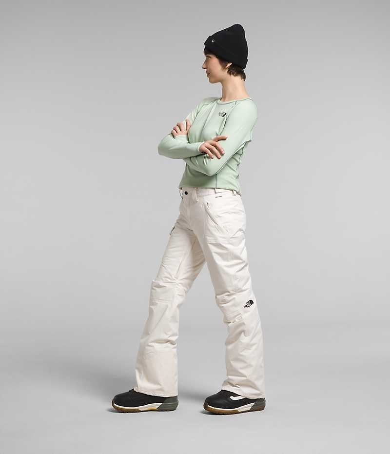 White The North Face Freedom Women's Insulated Pants | MALAYSIA WHTBPV