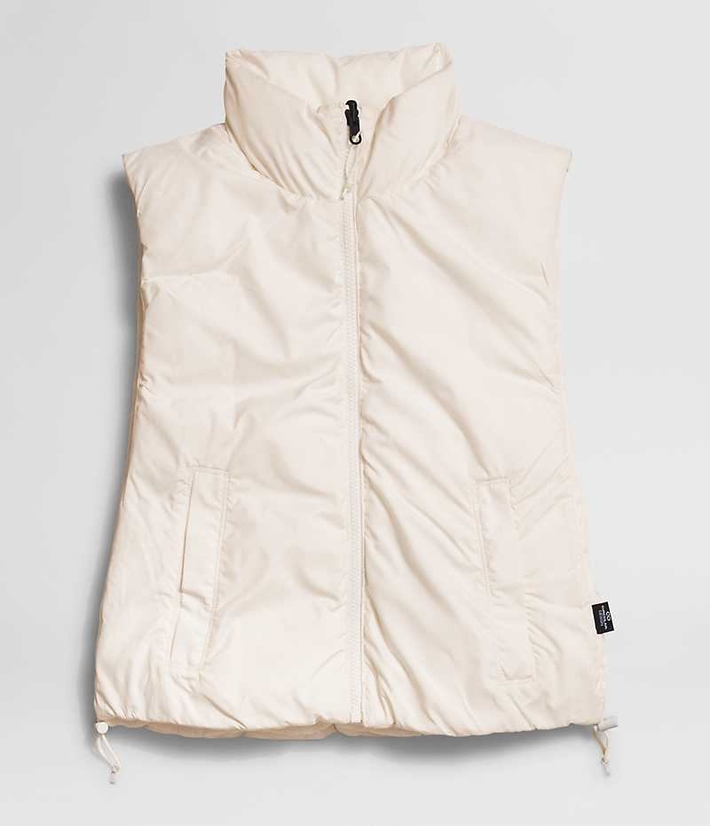 White The North Face Lhotse Reversible Women's Vest | MALAYSIA OQTKDA