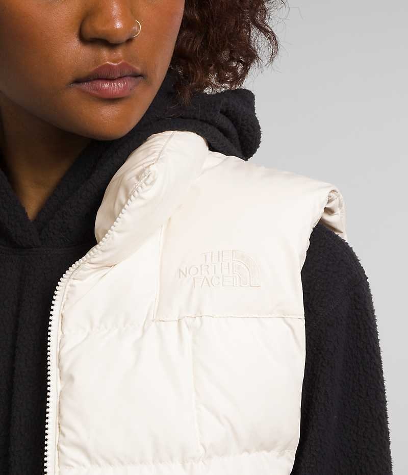 White The North Face Lhotse Reversible Women's Vest | MALAYSIA OQTKDA