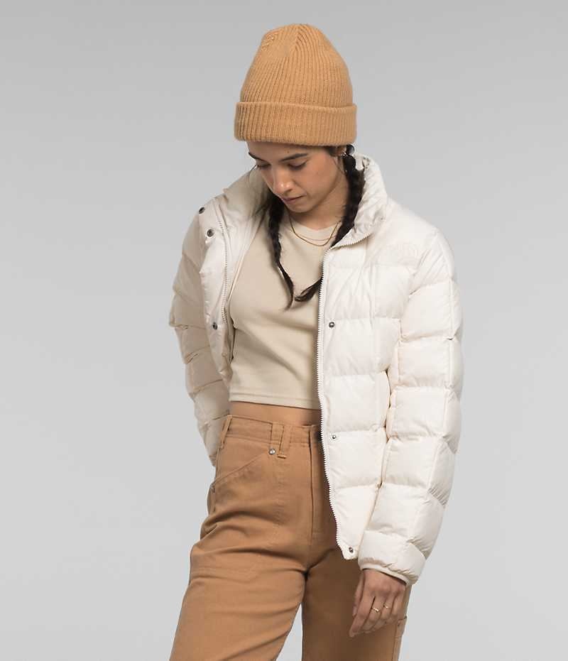 White The North Face Lhotse Reversible Women\'s Puffer Jacket | MALAYSIA MQYAEW