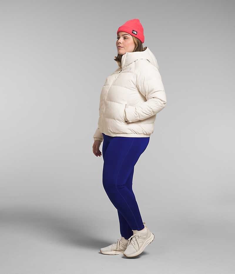 White The North Face Plus Hydrenalite™ Hoodie Women's Puffer Jacket | MALAYSIA OHNCRD