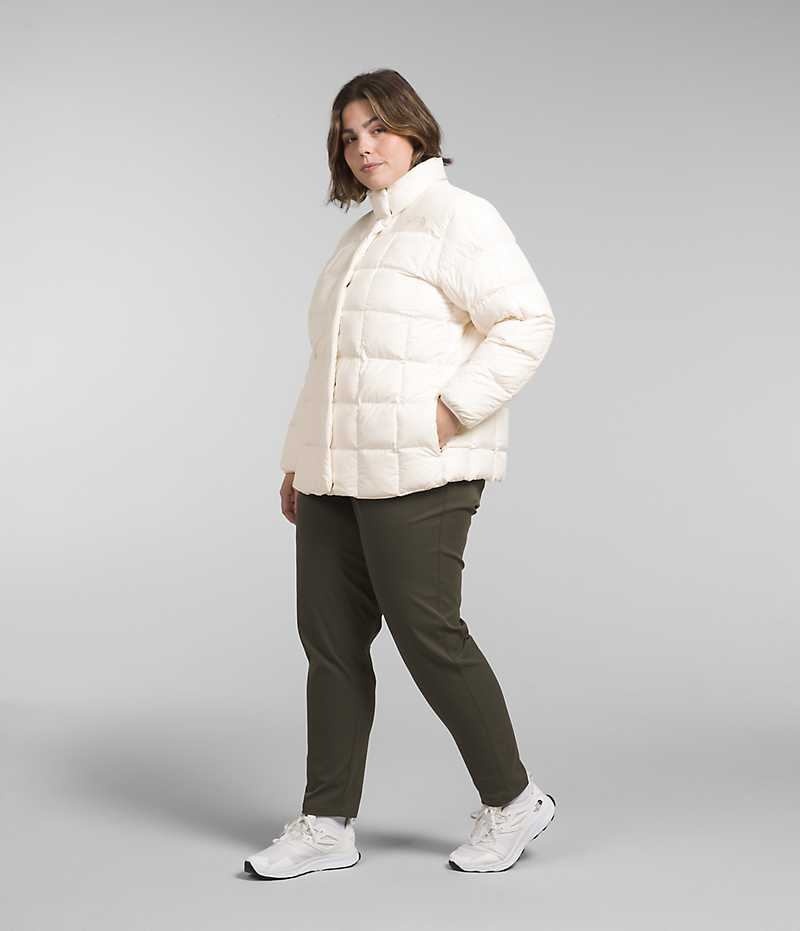 White The North Face Plus Lhotse Reversible Women's Puffer Jacket | MALAYSIA TLVDSK