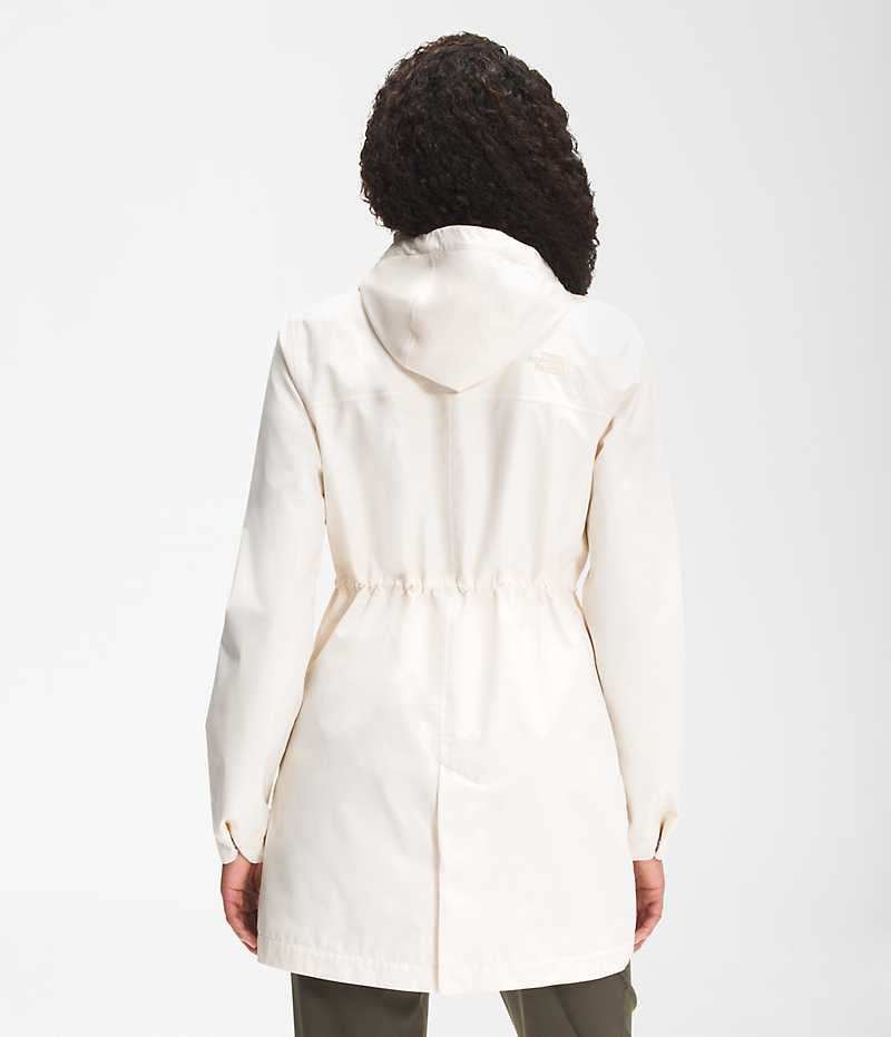 White The North Face Woodmont Women's Coat | MALAYSIA GDNUYR